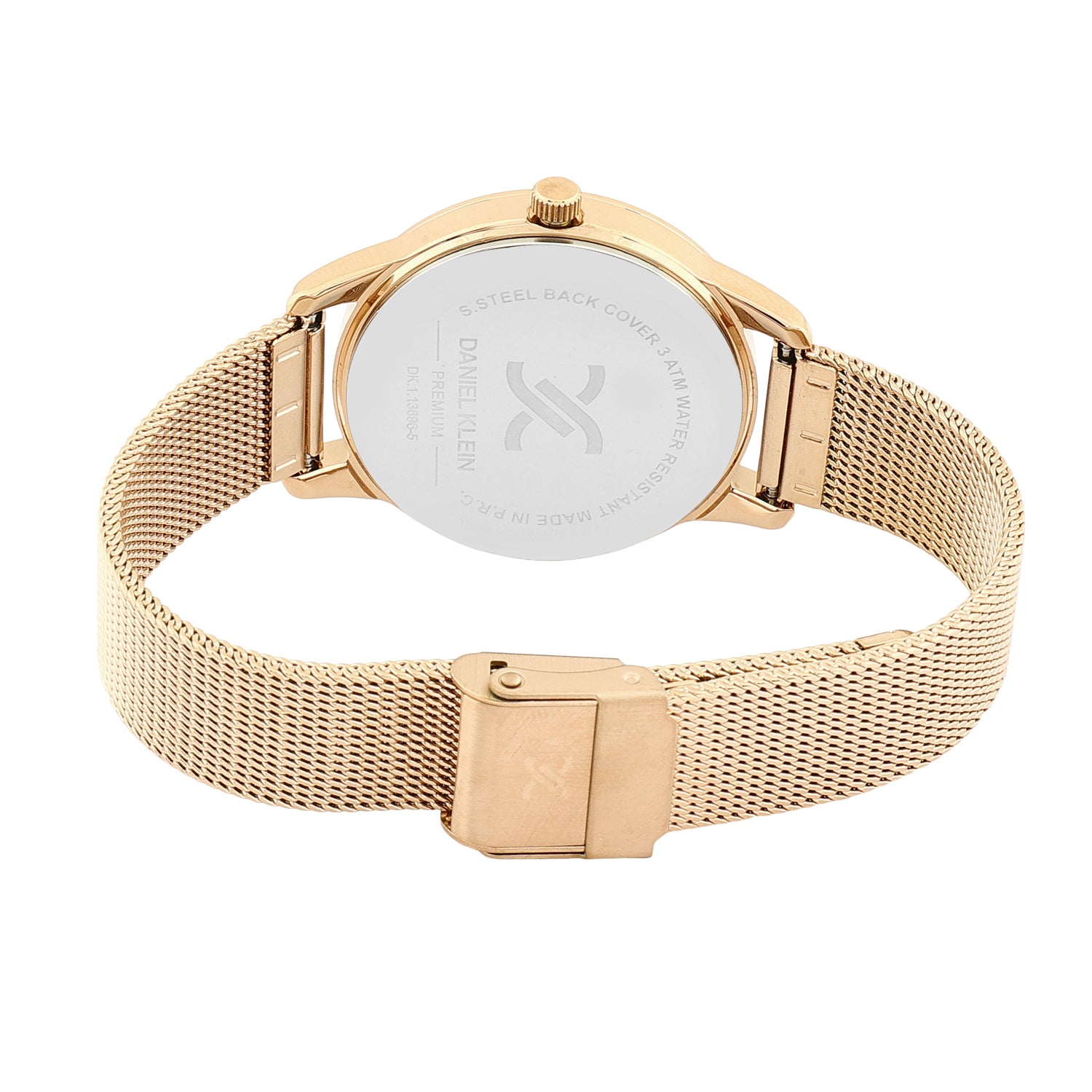 Daniel Klein Rose Gold Dial Premium Women Analogue Watch