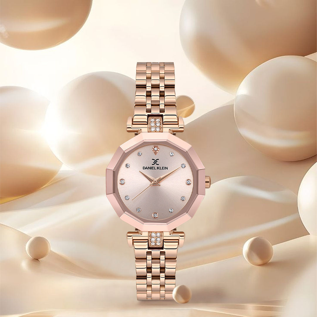 Premium Rose Gold Dial Women&