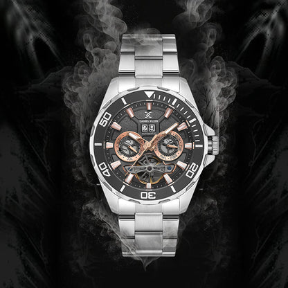 Skeleton Automatic Grey Dial Men&