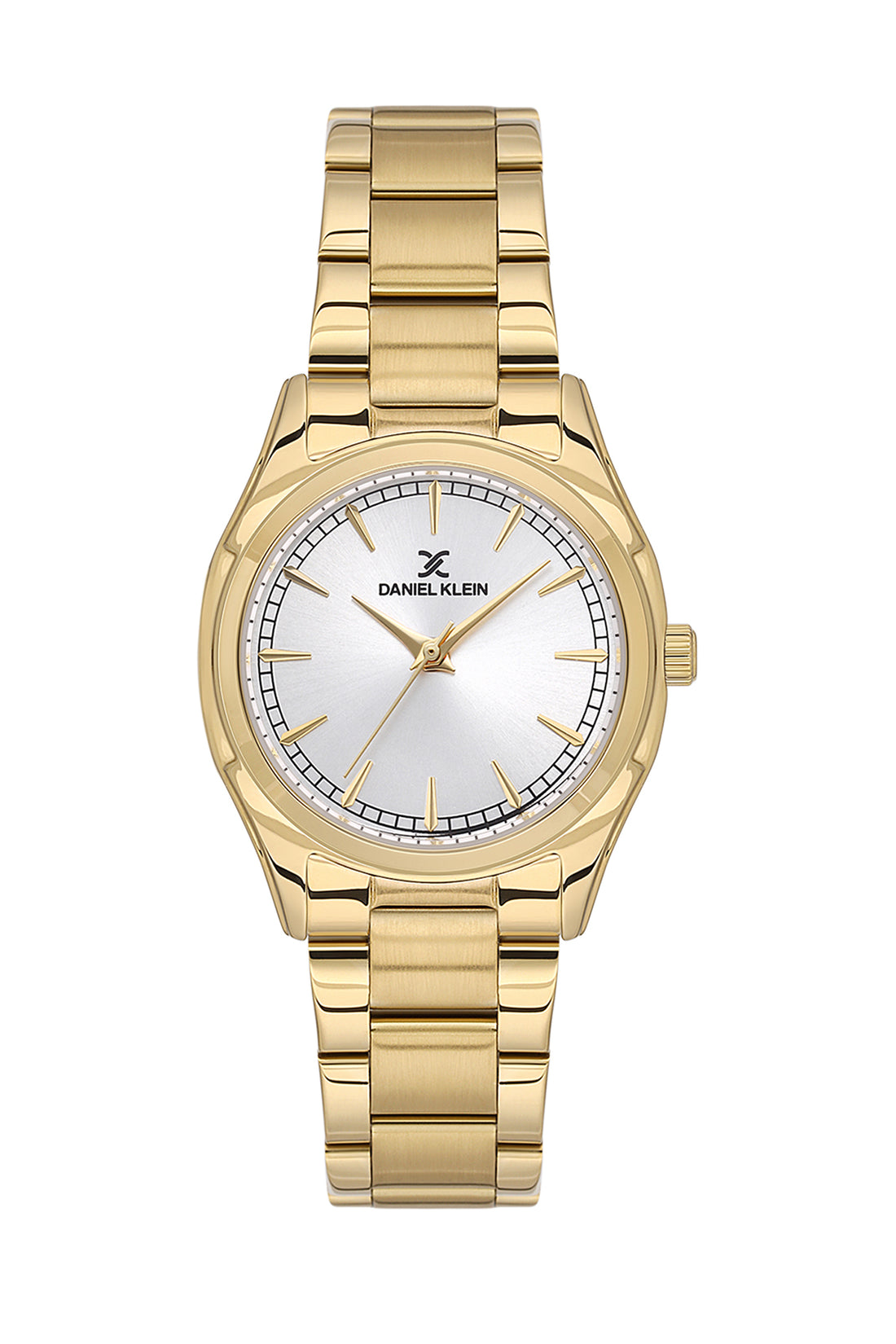 Silver Premium Women Watch with Metallic Strap