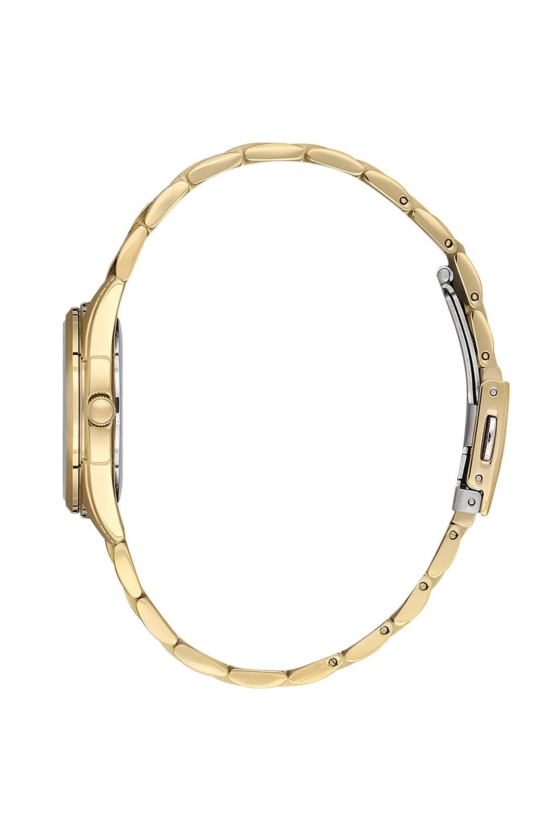 Silver Premium Women Watch with Metallic Strap