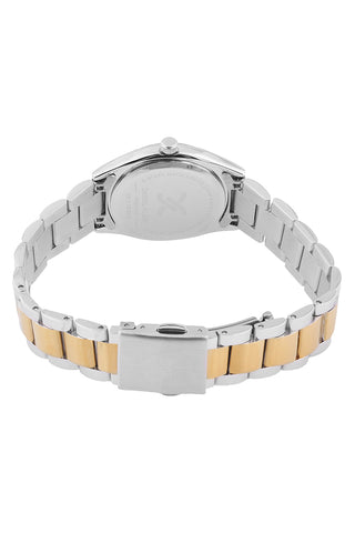 Silver Premium Women Watch with Metallic Strap