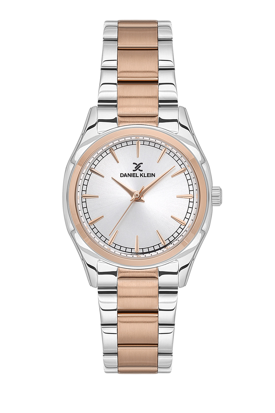 Silver Premium Women Watch with Metallic Strap