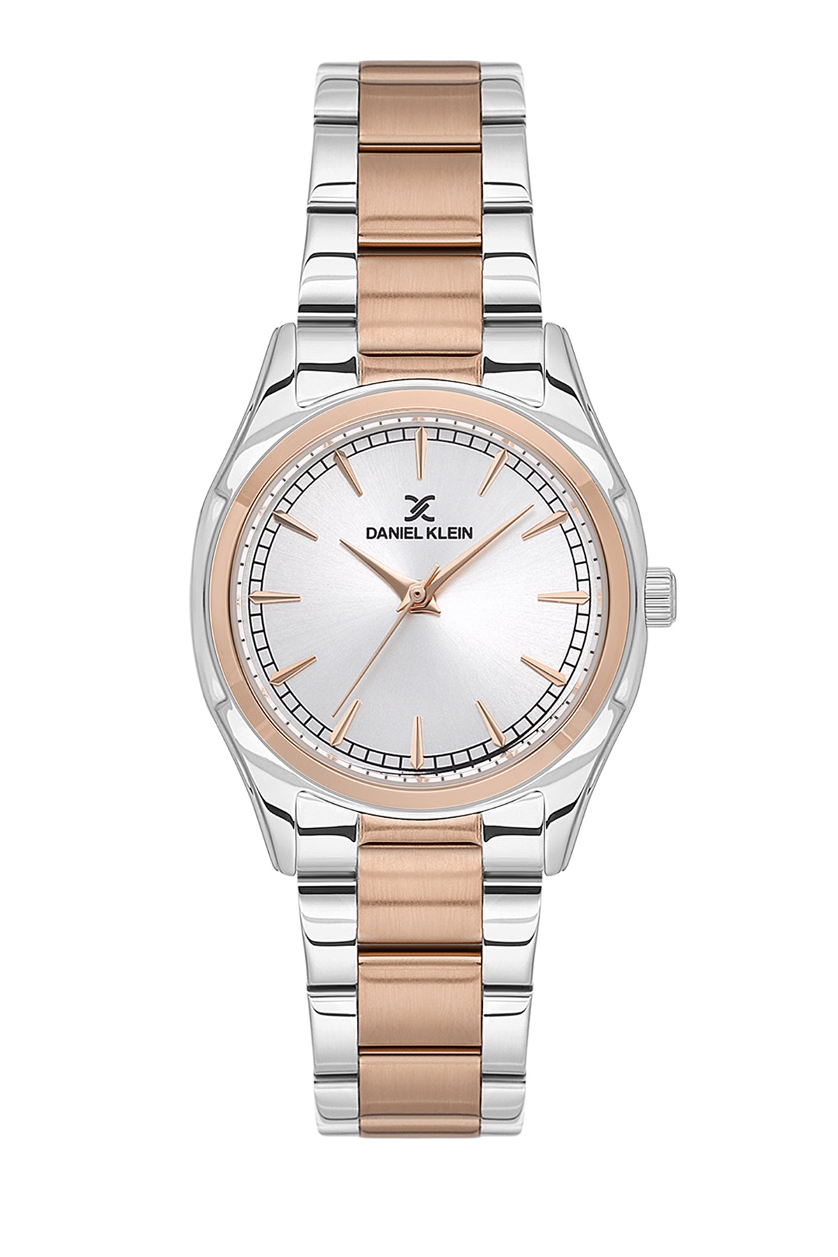 Silver Premium Women Watch with Metallic Strap