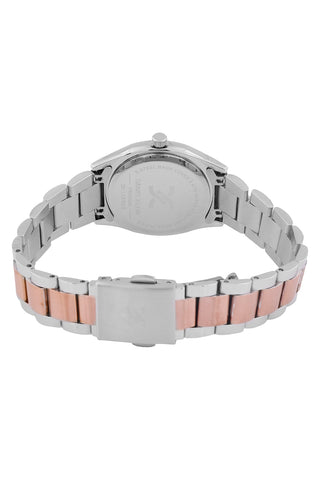 Silver Premium Women Watch with Metallic Strap