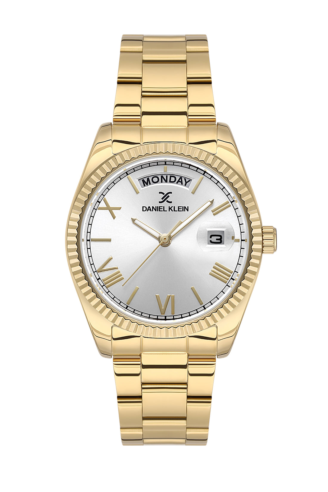 Silver Premium Women Watch with Metallic Strap