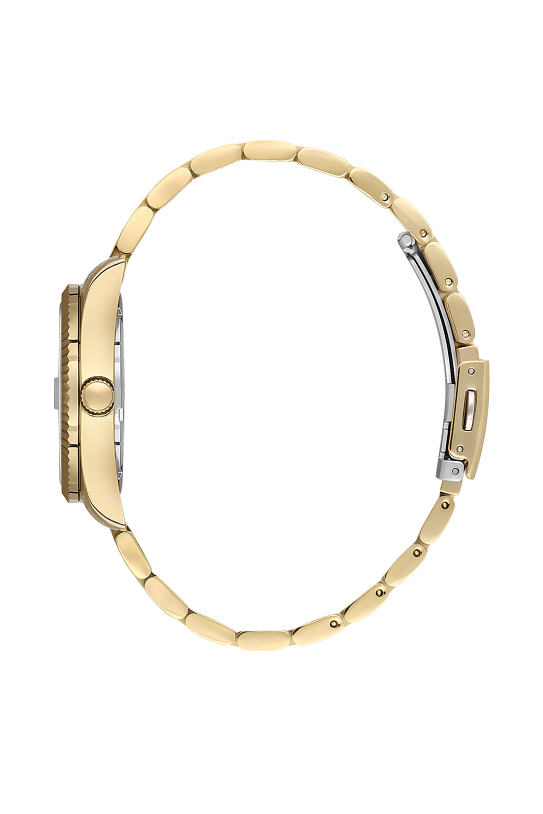 Silver Premium Women Watch with Metallic Strap