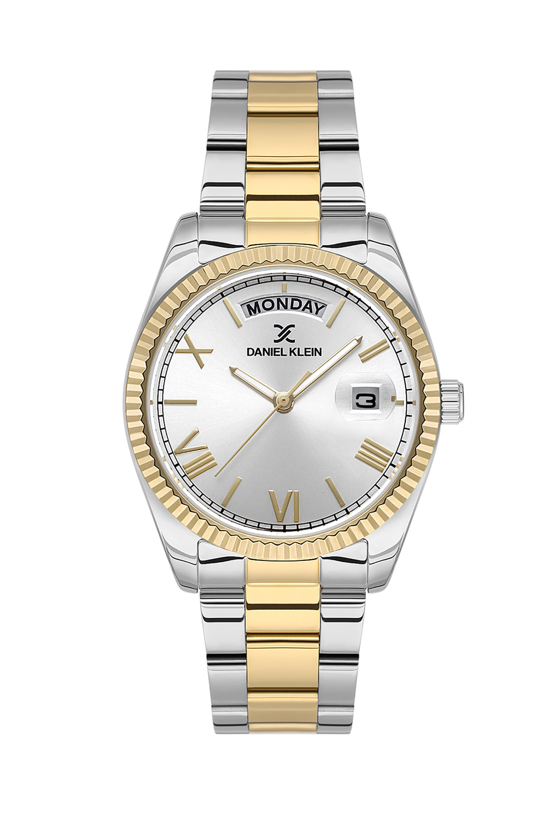 Silver Premium Women Watch with Metallic Strap