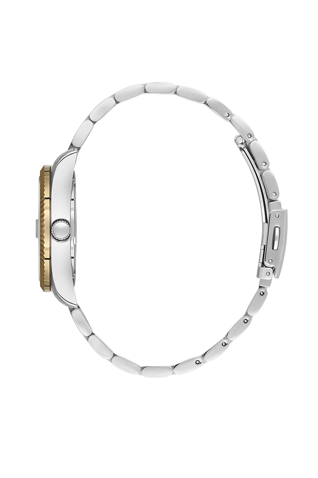 Silver Premium Women Watch with Metallic Strap