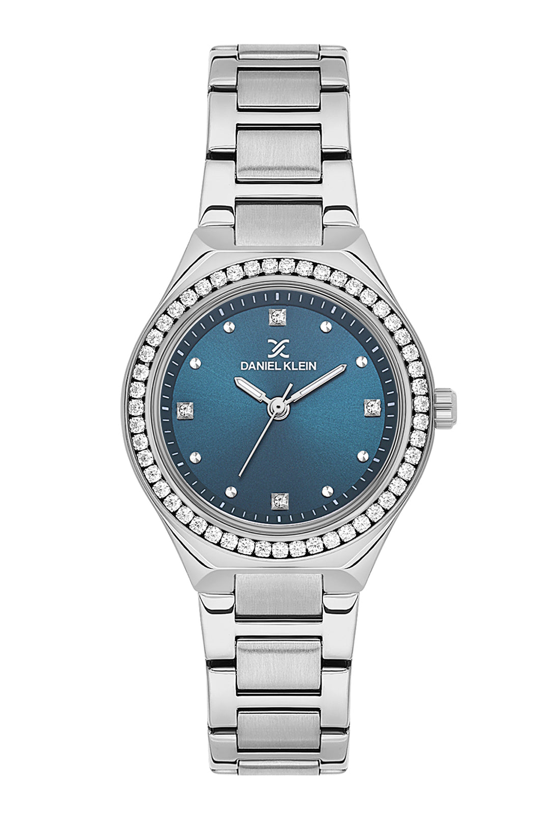 Blue Premium Women Watch with Metallic Strap