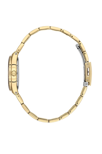 Silver Premium Women Watch with Metallic Strap