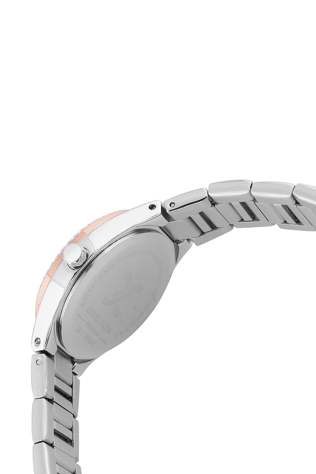 Grey Premium Women Watch with Metallic Strap