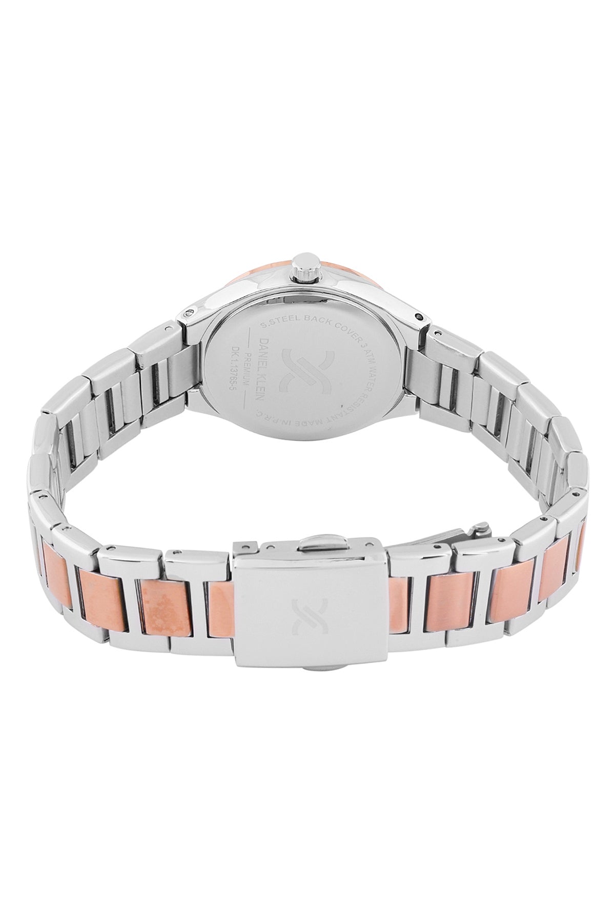 Grey Premium Women Watch with Metallic Strap