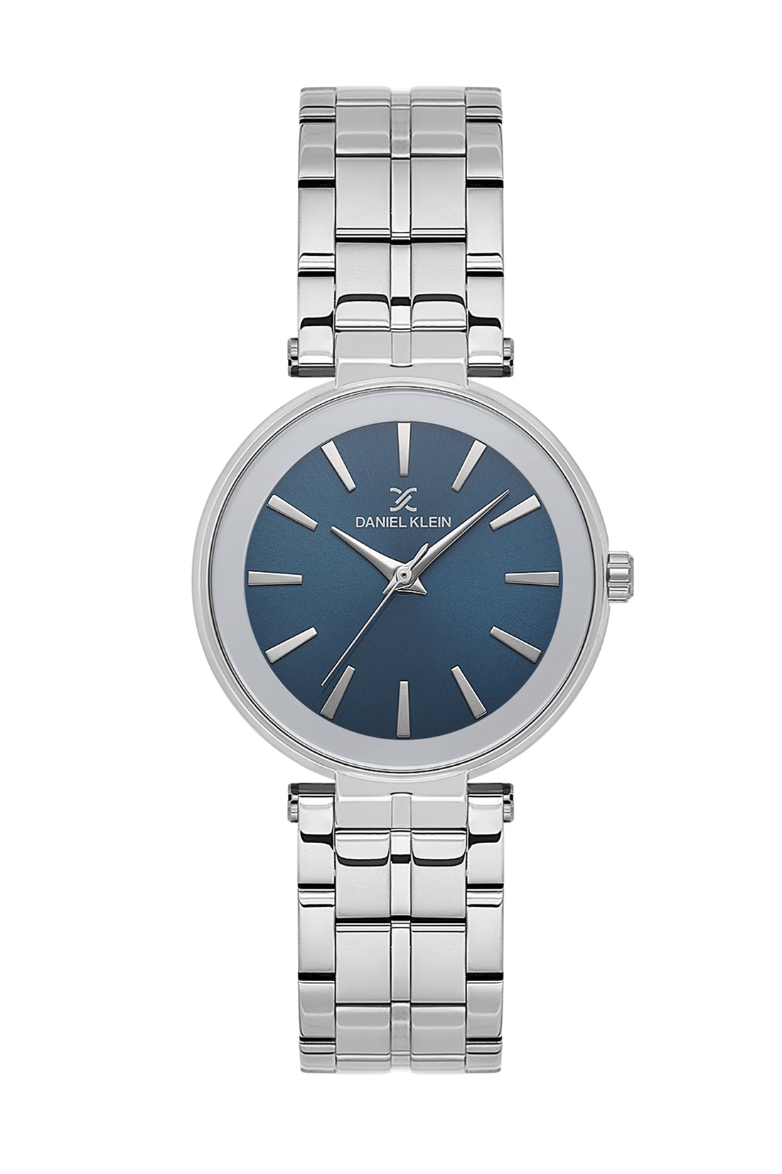Blue Premium Women Watch with Metallic Strap