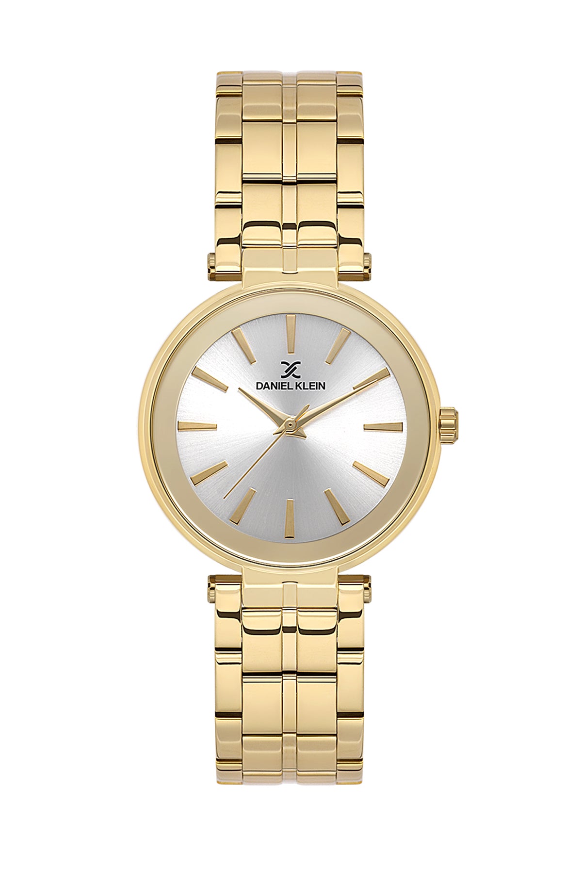 Silver Premium Women Watch with Metallic Strap