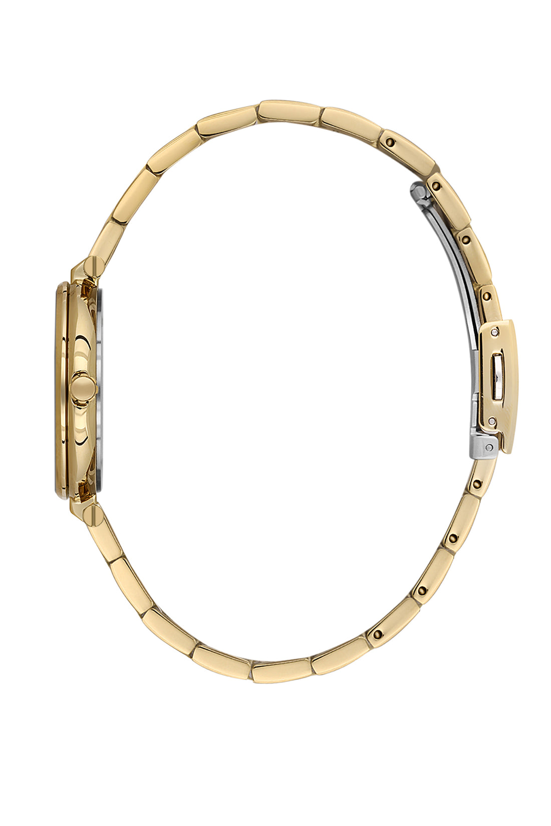 Silver Premium Women Watch with Metallic Strap