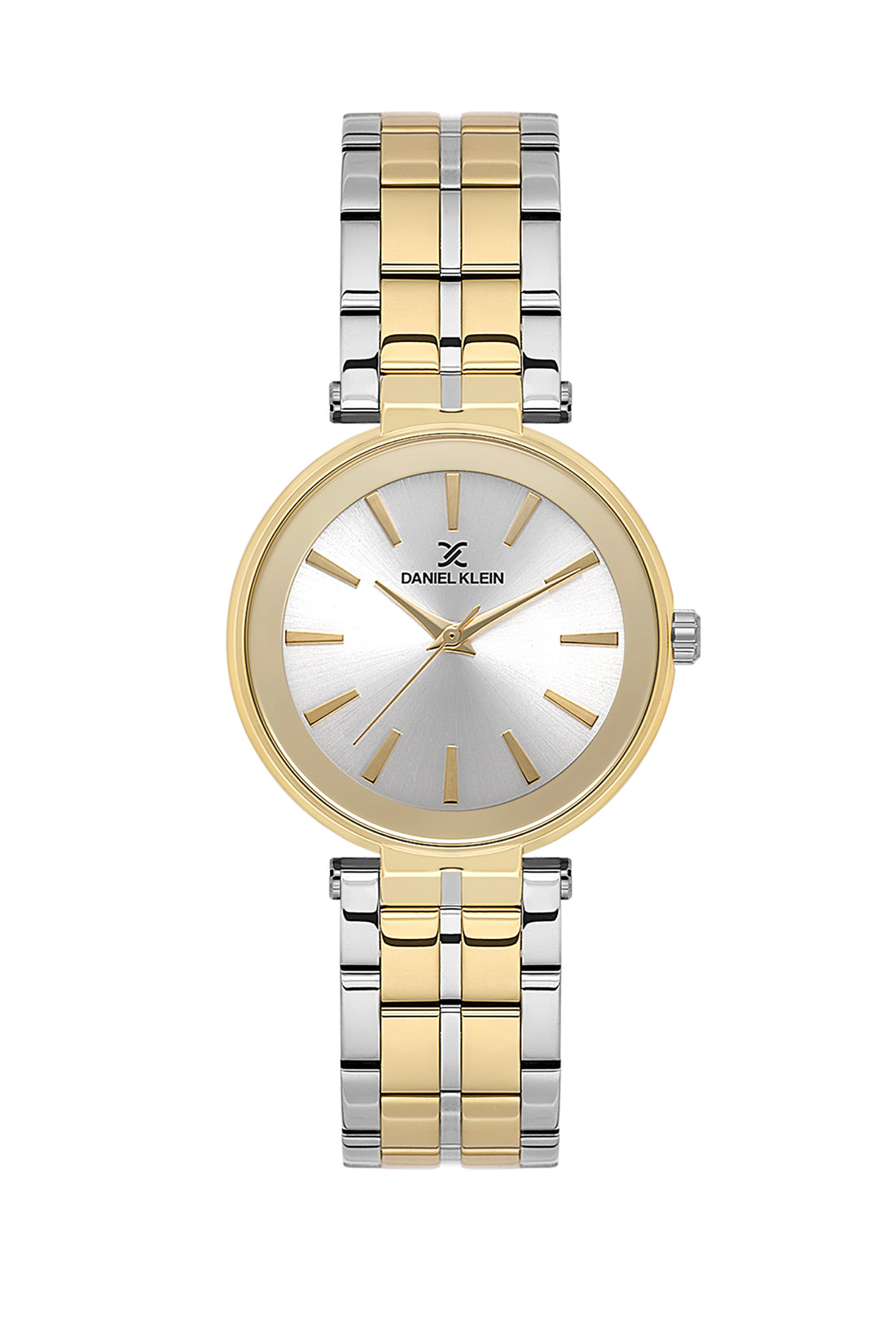 Silver Premium Women Watch with Metallic Strap