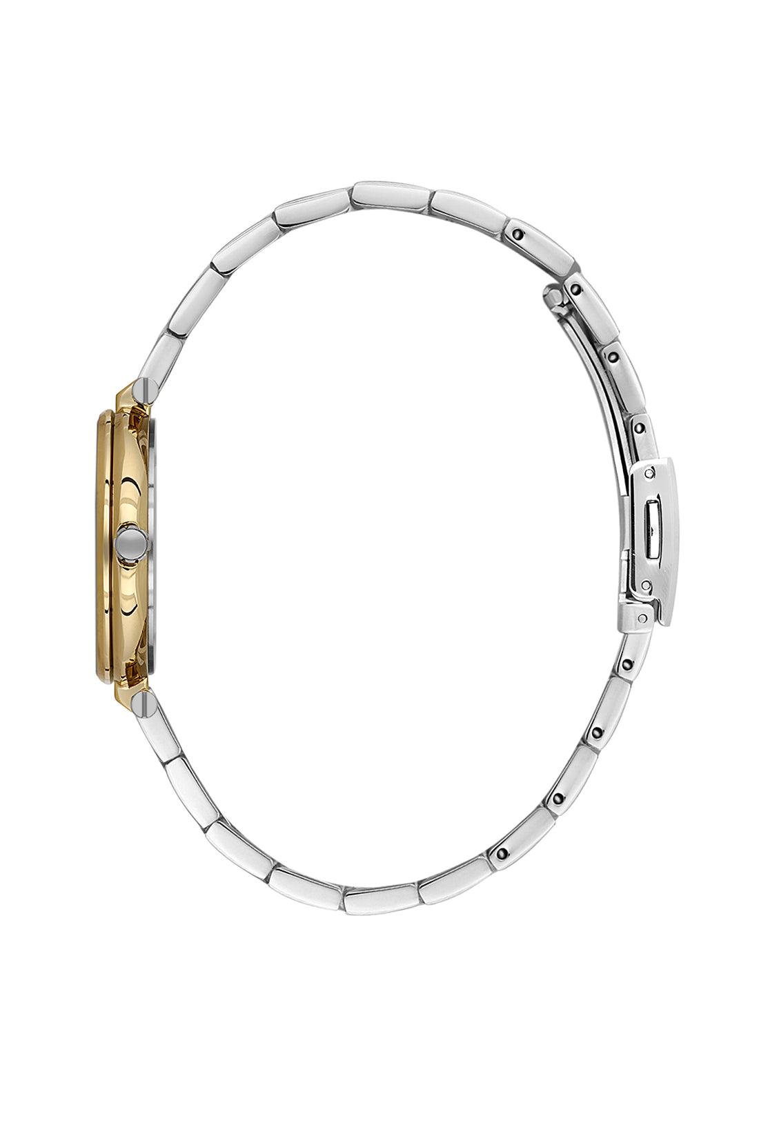 Silver Premium Women Watch with Metallic Strap