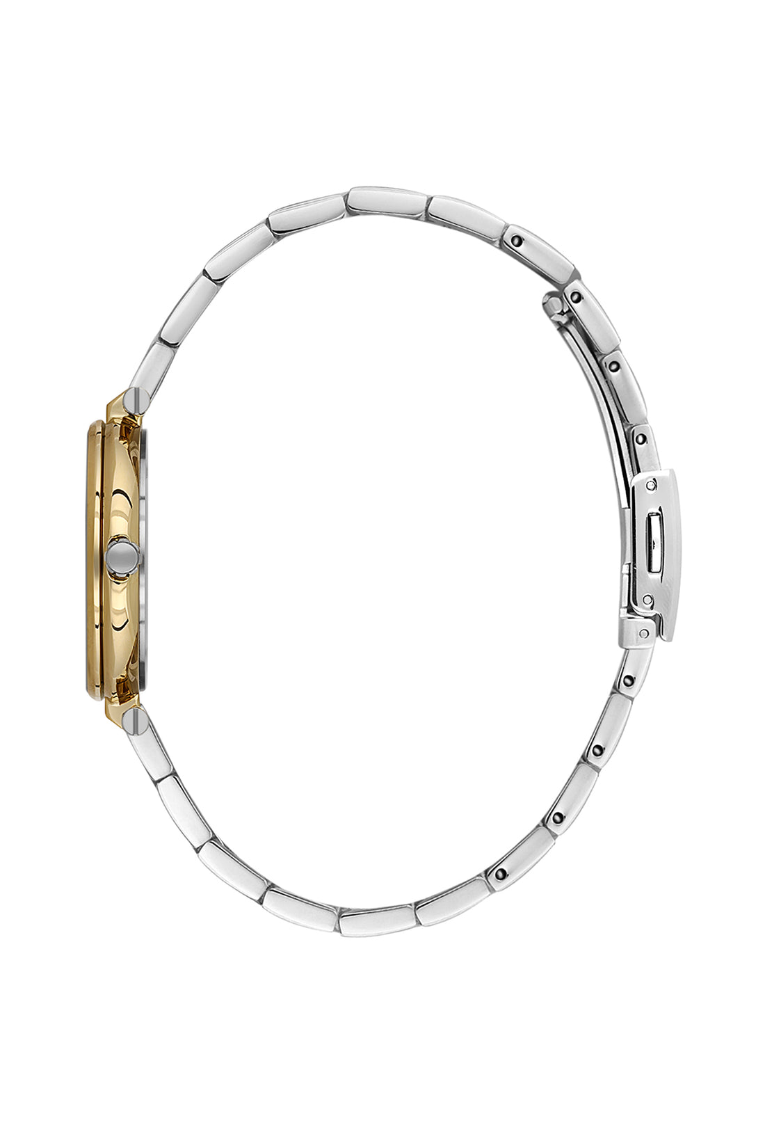 Grey Premium Women Watch with Metallic Strap