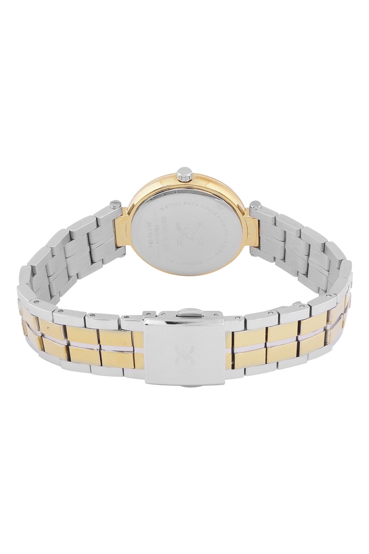 Grey Premium Women Watch with Metallic Strap