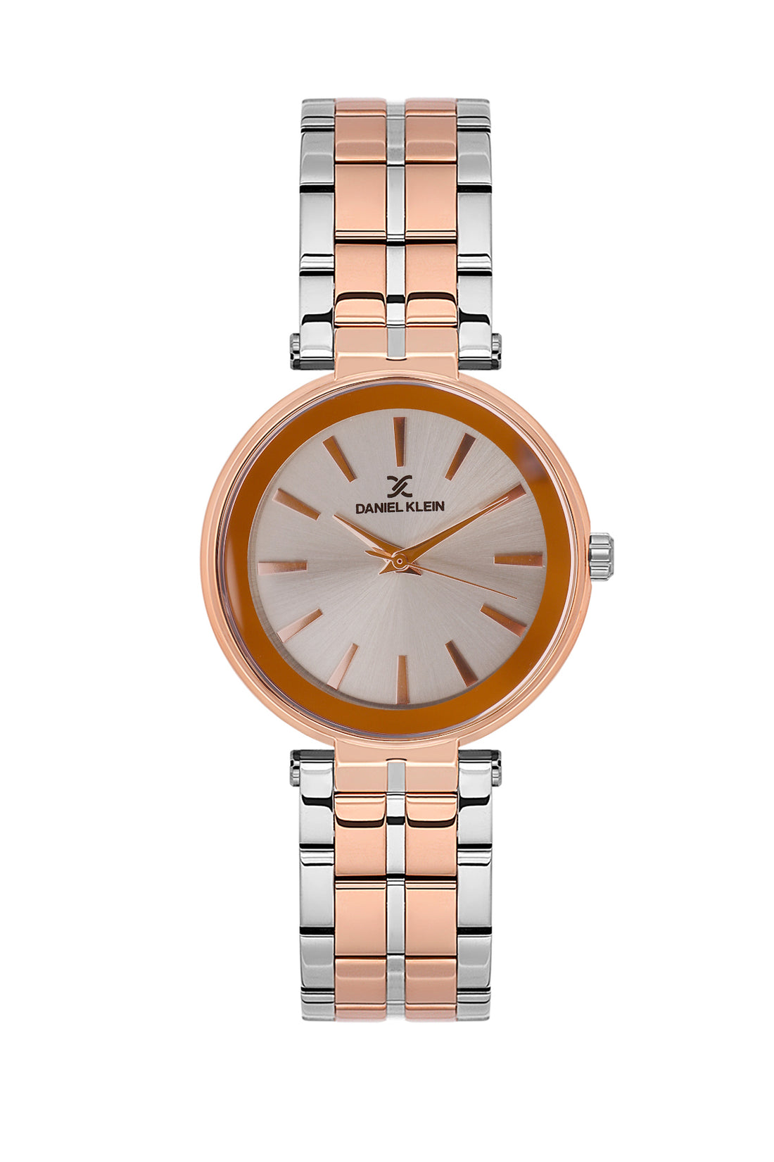 Grey Premium Women Watch with Metallic Strap