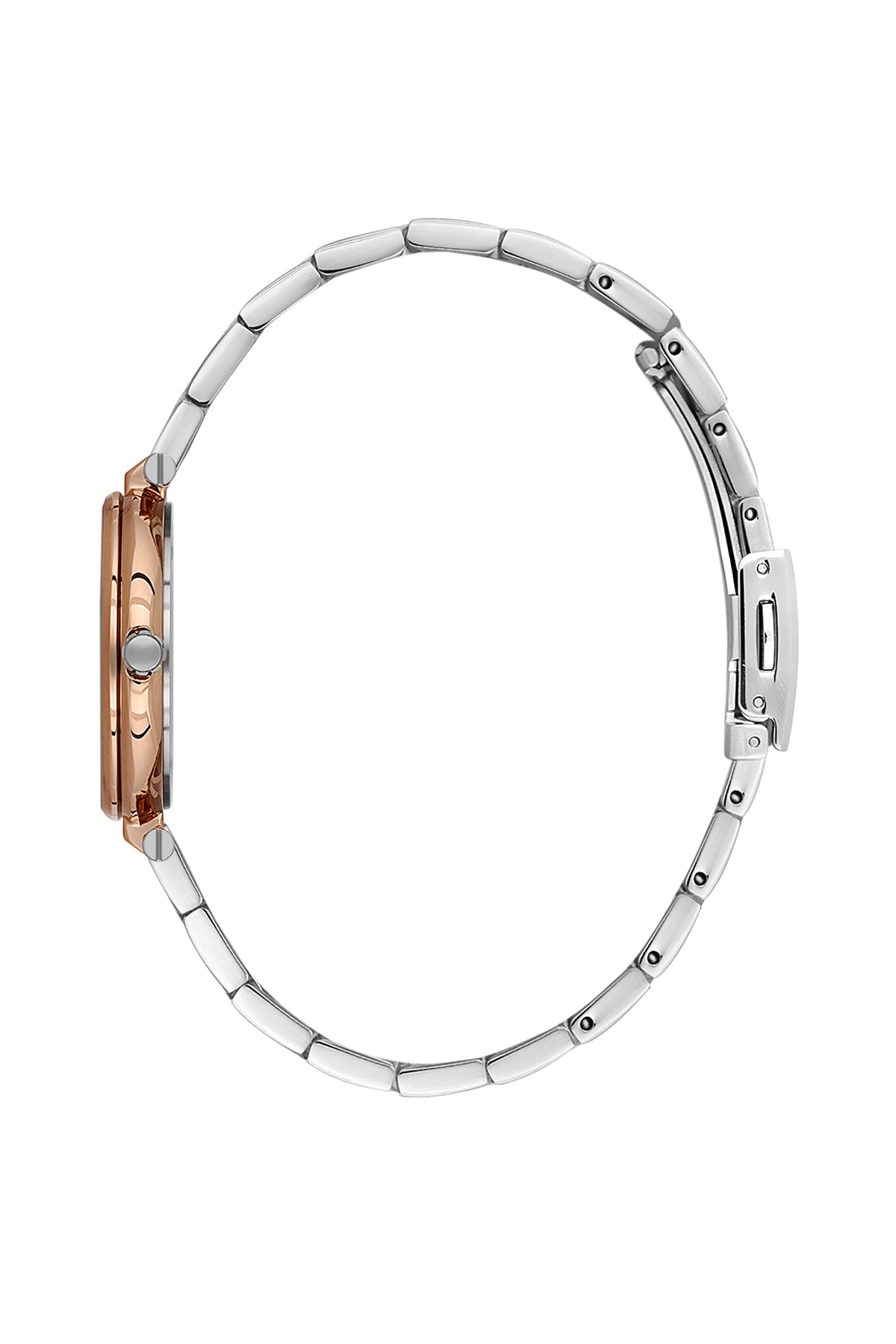 Grey Premium Women Watch with Metallic Strap
