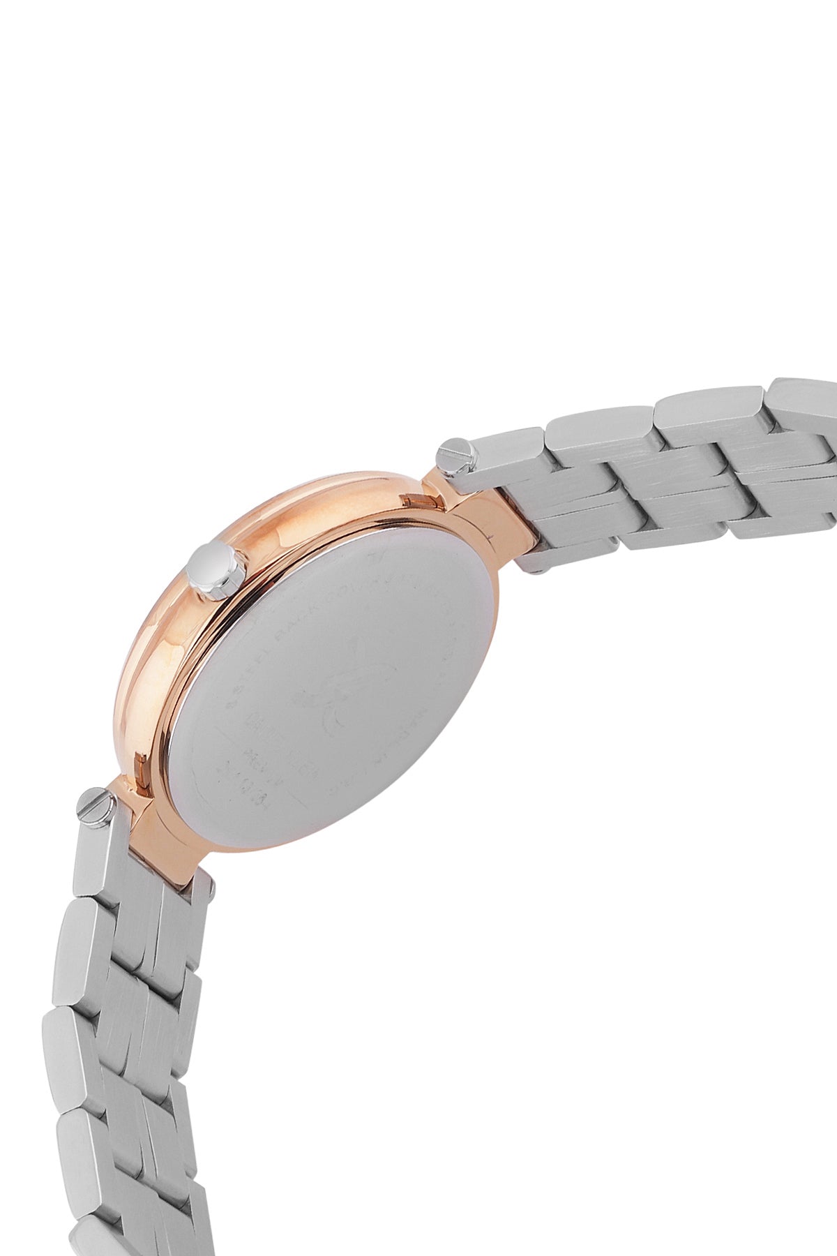 Grey Premium Women Watch with Metallic Strap