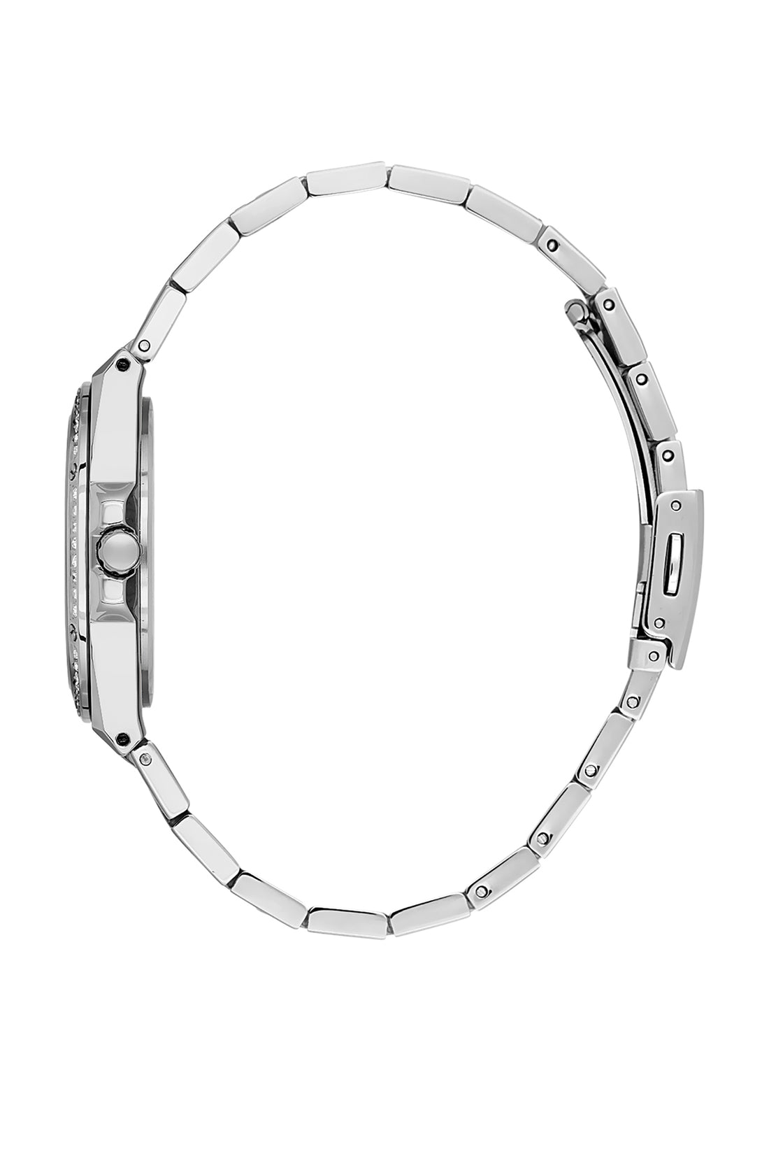Silver Exclusive Women Watch with Metallic Strap