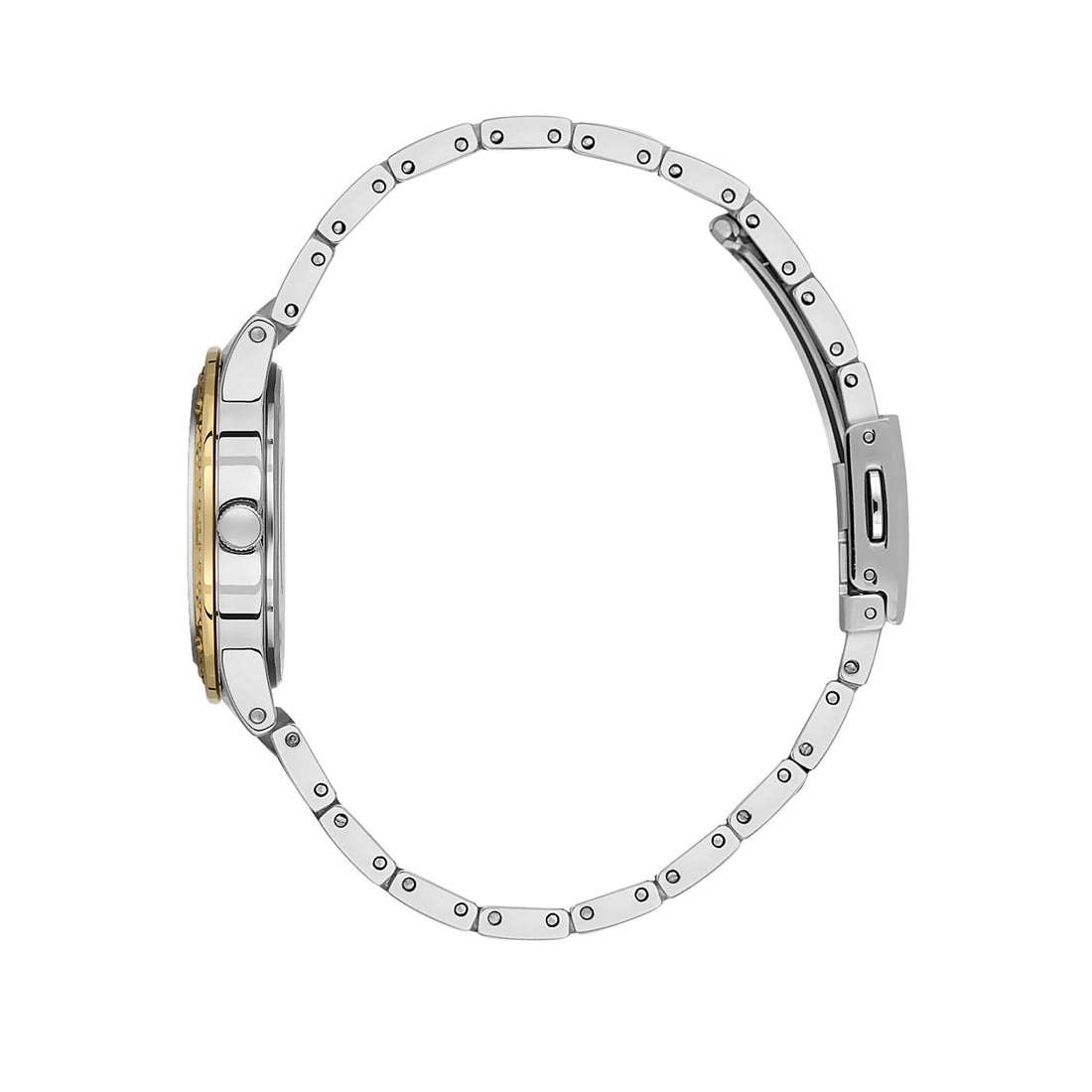 Silver Premium Women Watch with Metallic Strap