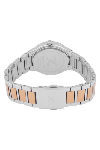 Silver Premium Women Watch with Metallic Strap