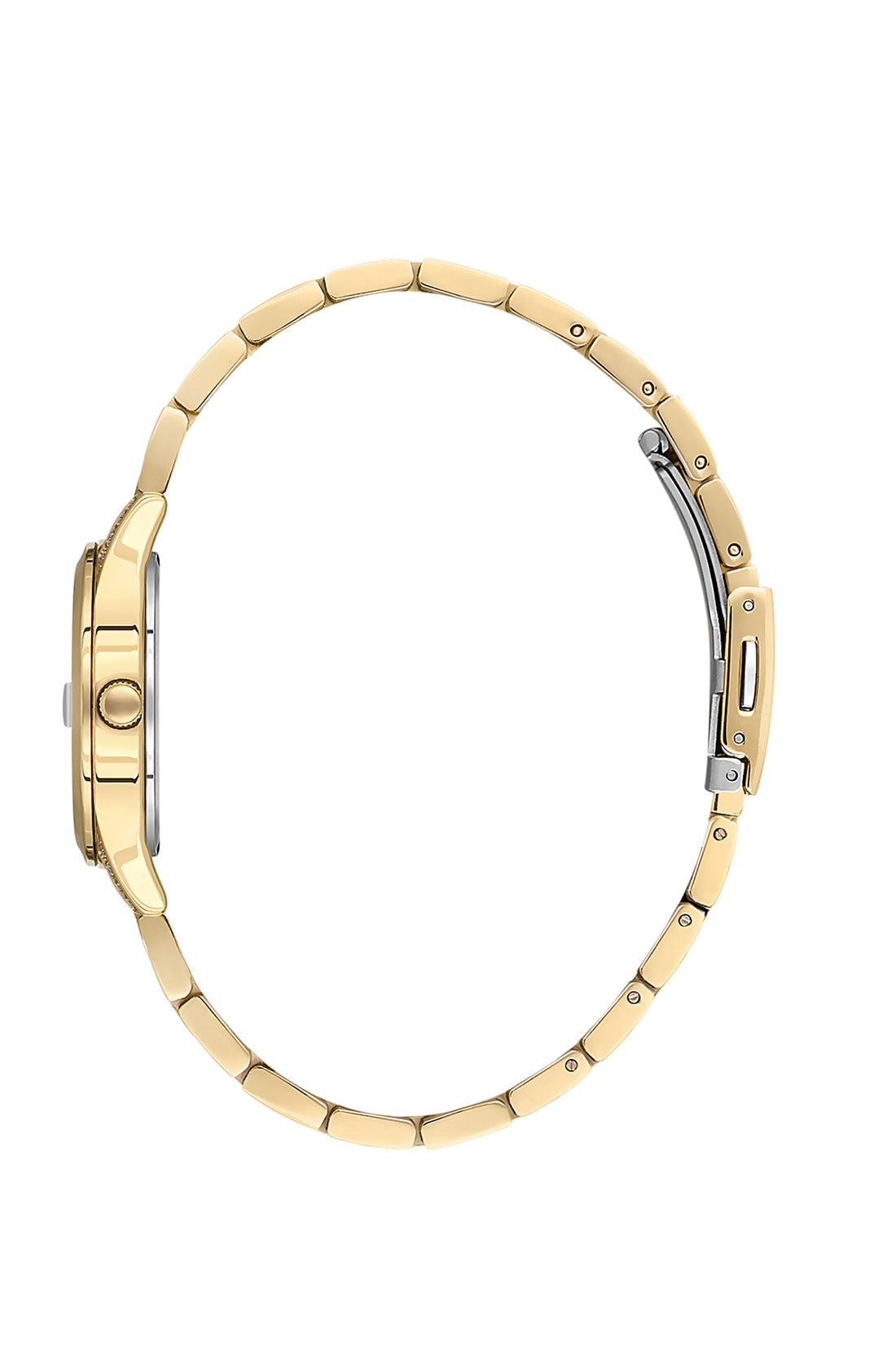 Silver Premium Women Watch with Metallic Strap