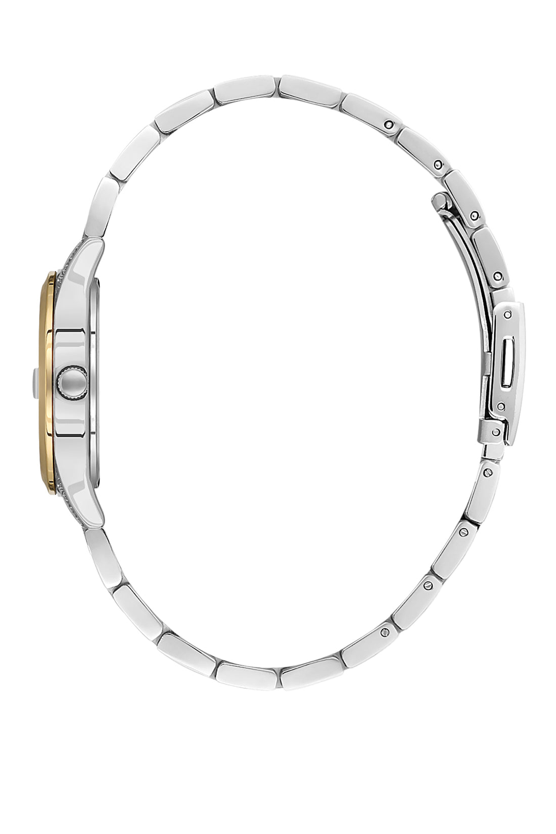 Silver Premium Women Watch with Metallic Strap