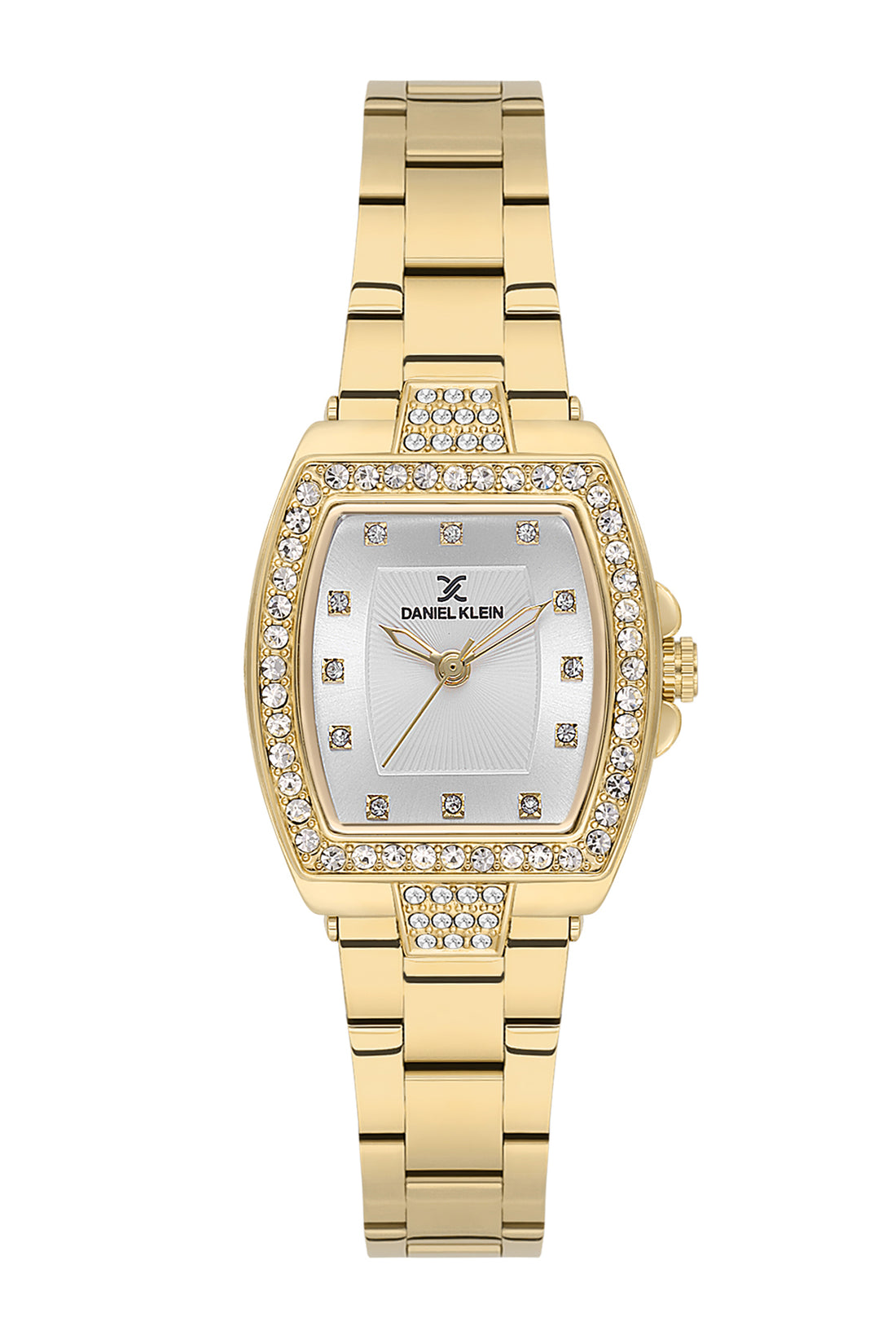 Silver Premium Women Watch with Metallic Strap