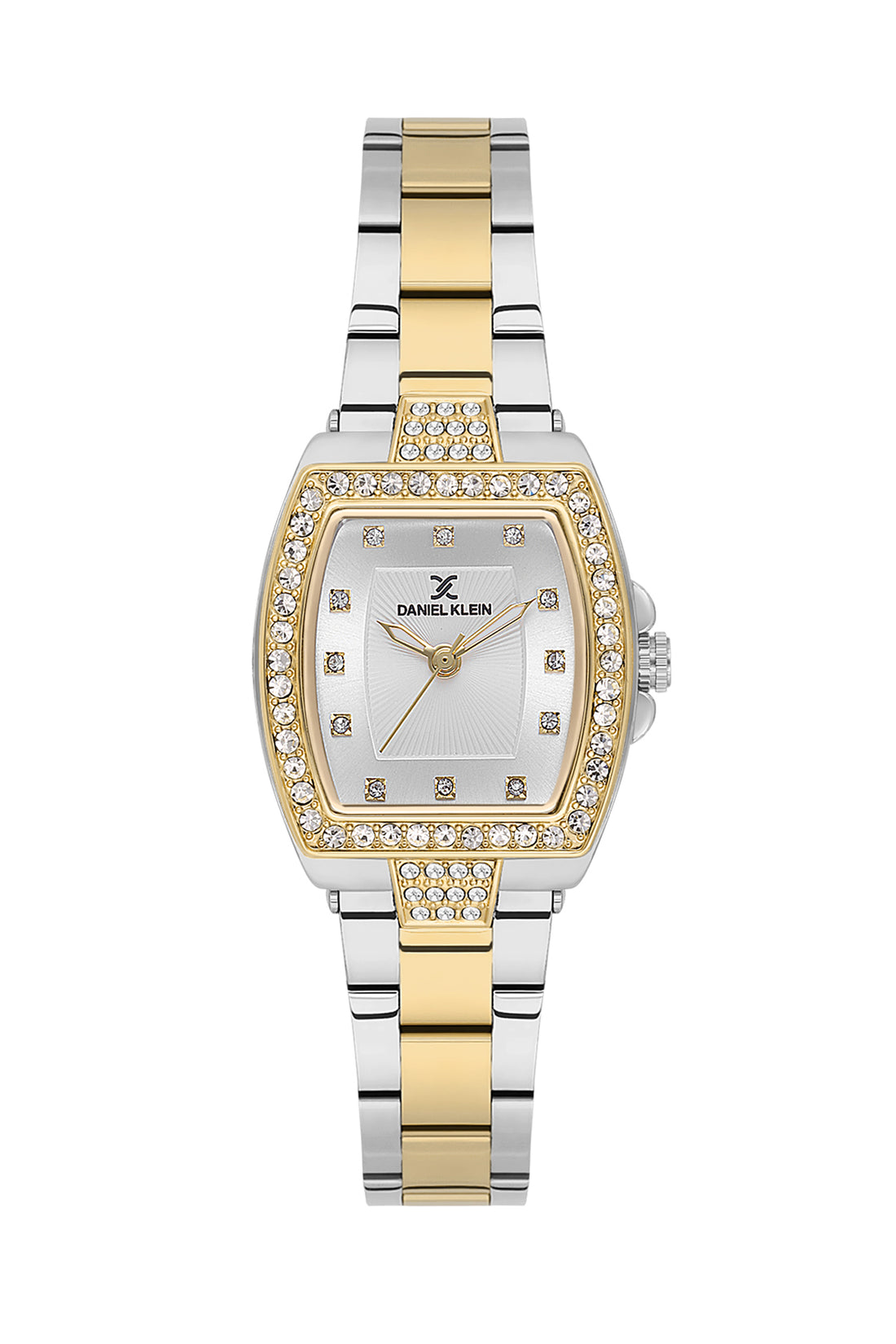 Silver Premium Women Watch with Metallic Strap