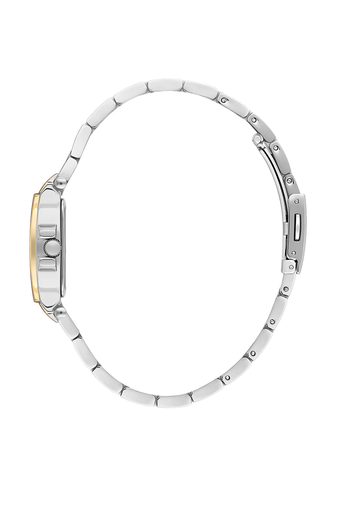 Silver Premium Women Watch with Metallic Strap
