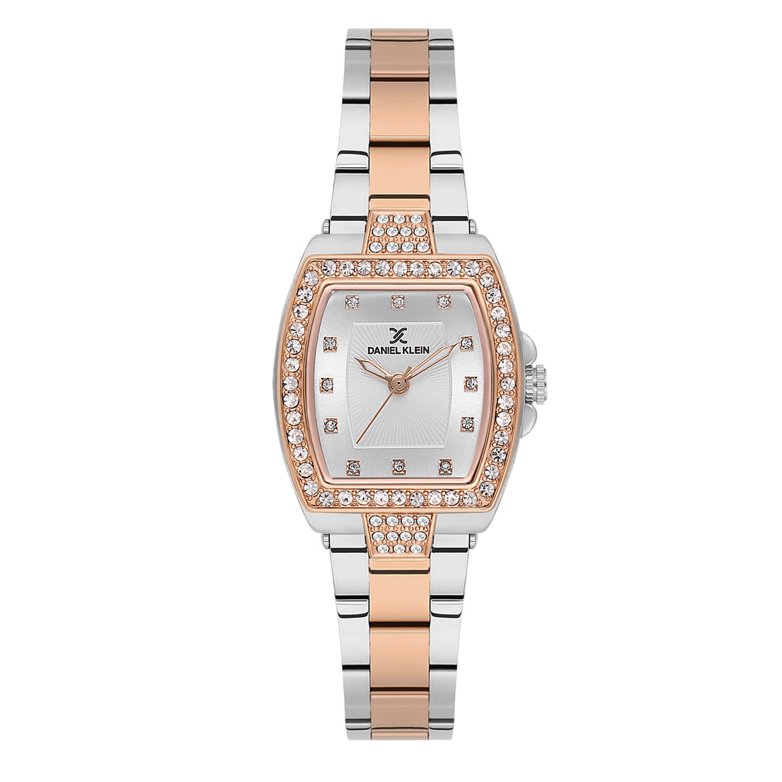 Silver Premium Women Watch with Metallic Strap