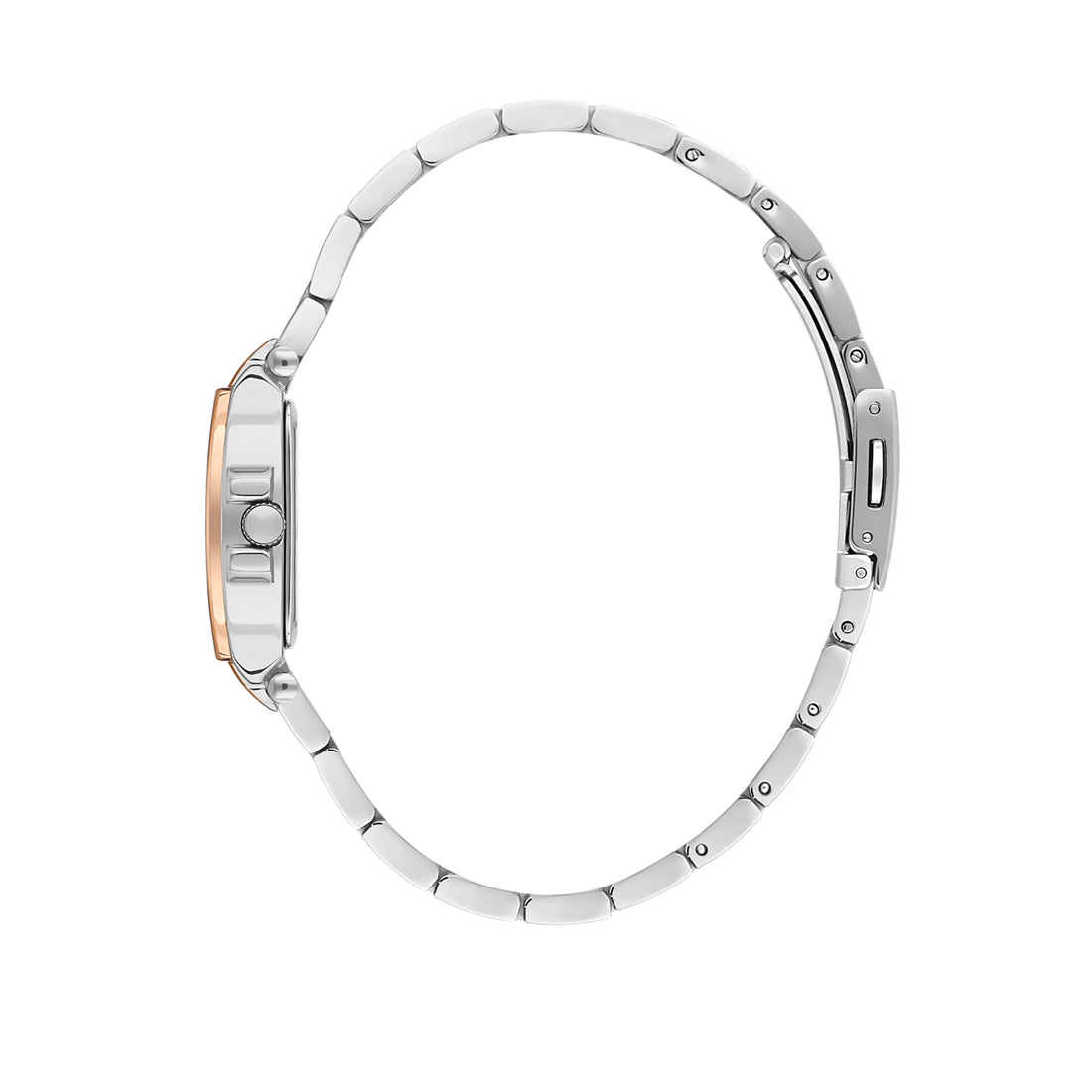 Silver Premium Women Watch with Metallic Strap