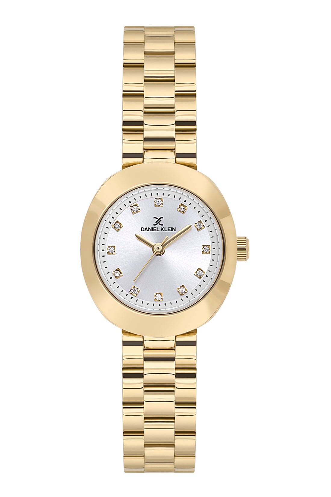 Silver Premium Women Watch with Metallic Strap