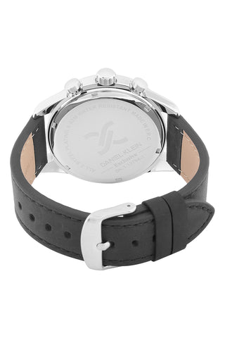 Black Exclusive Men Watch with Leather Strap