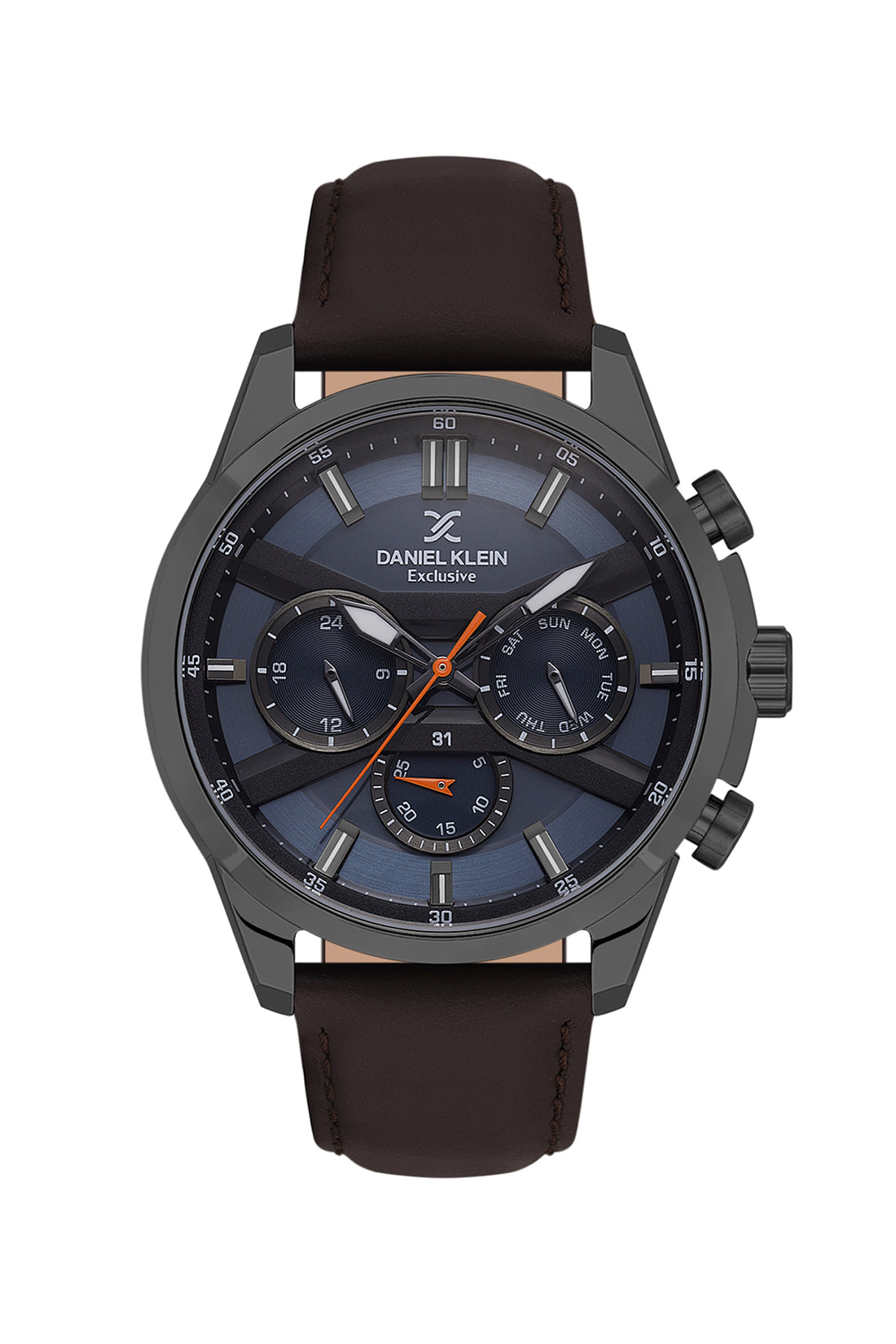 Blue Exclusive Men Watch with Leather Strap
