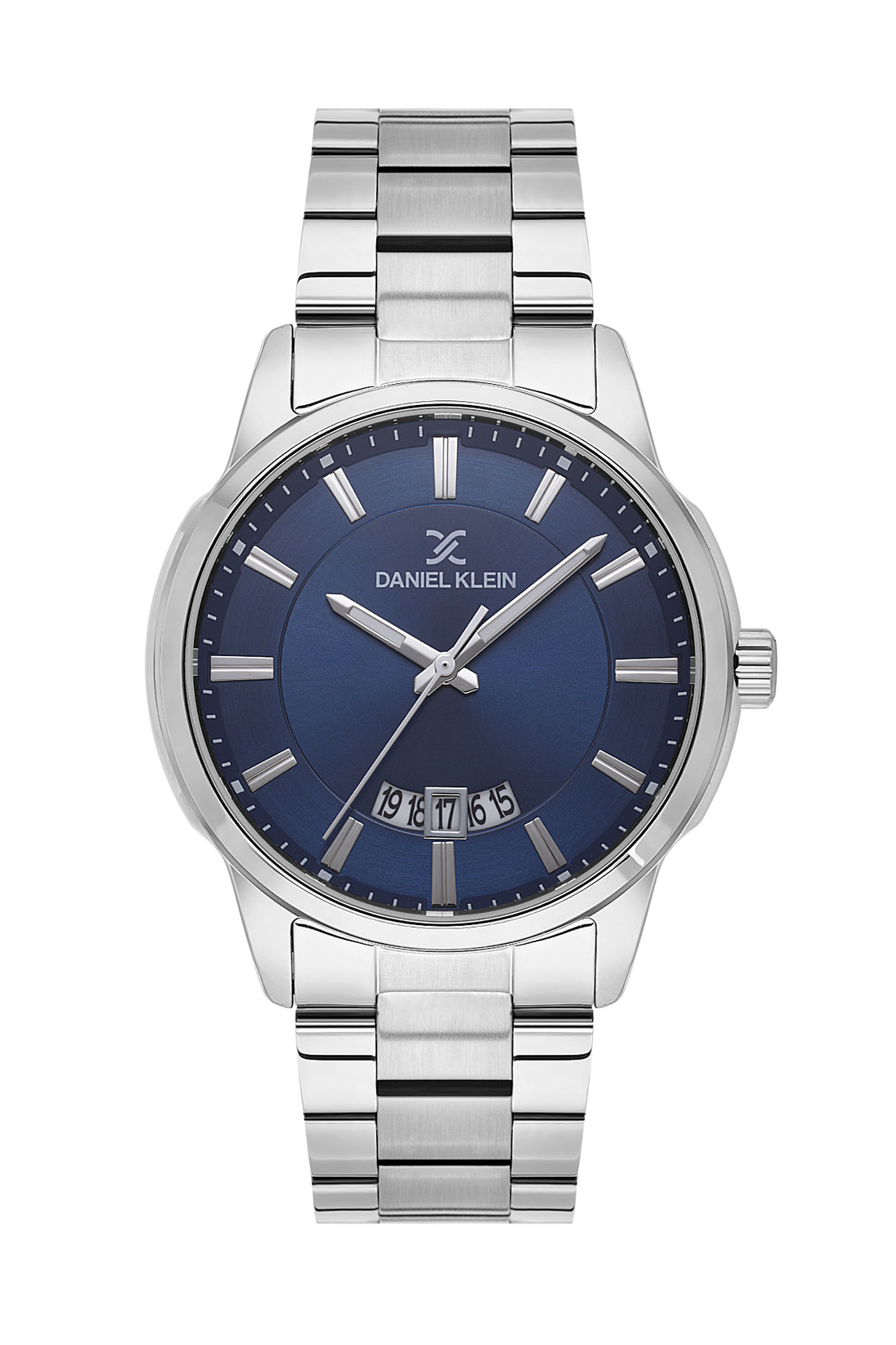 Blue Premium Men Watch with Metallic Strap