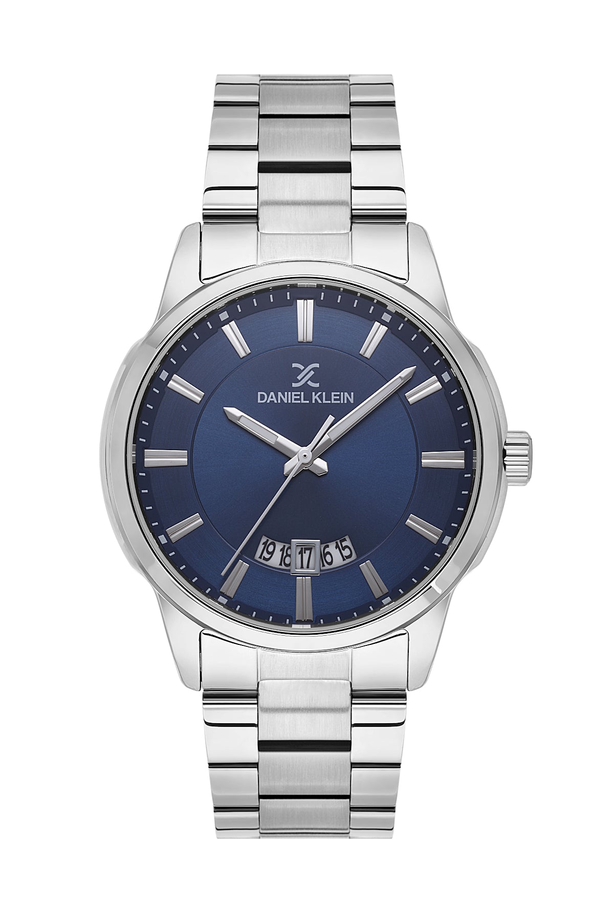 Blue Premium Men Watch with Metallic Strap