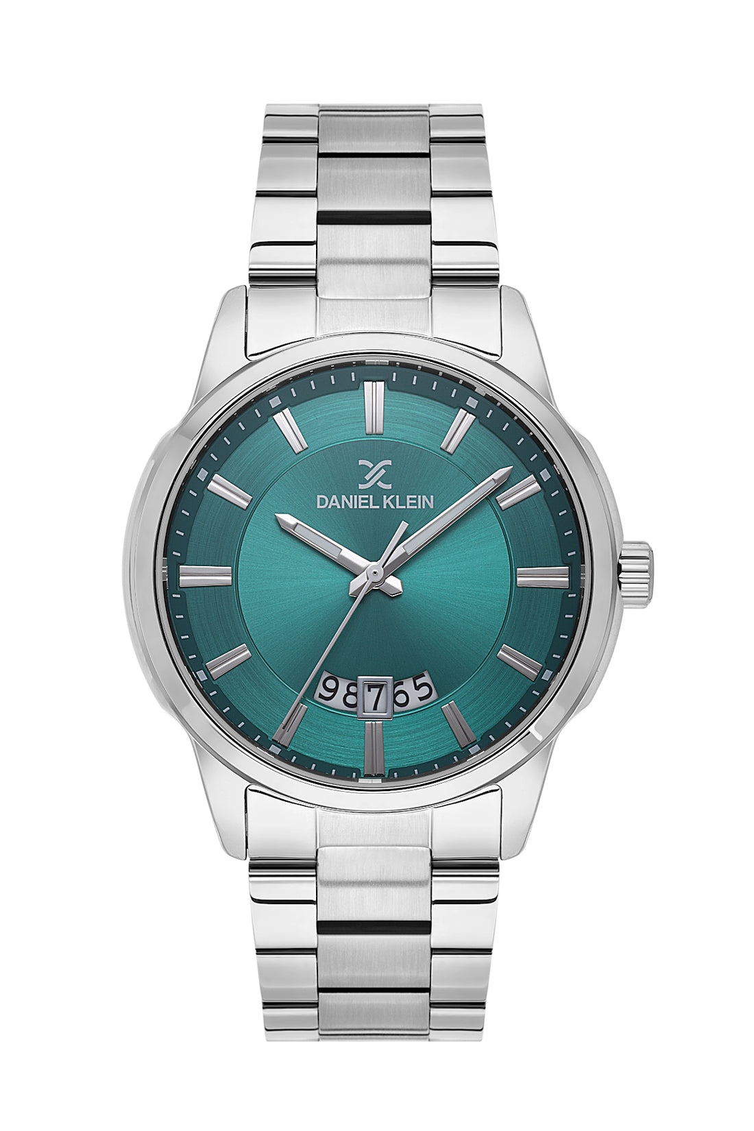 Green Premium Men Watch with Metallic Strap
