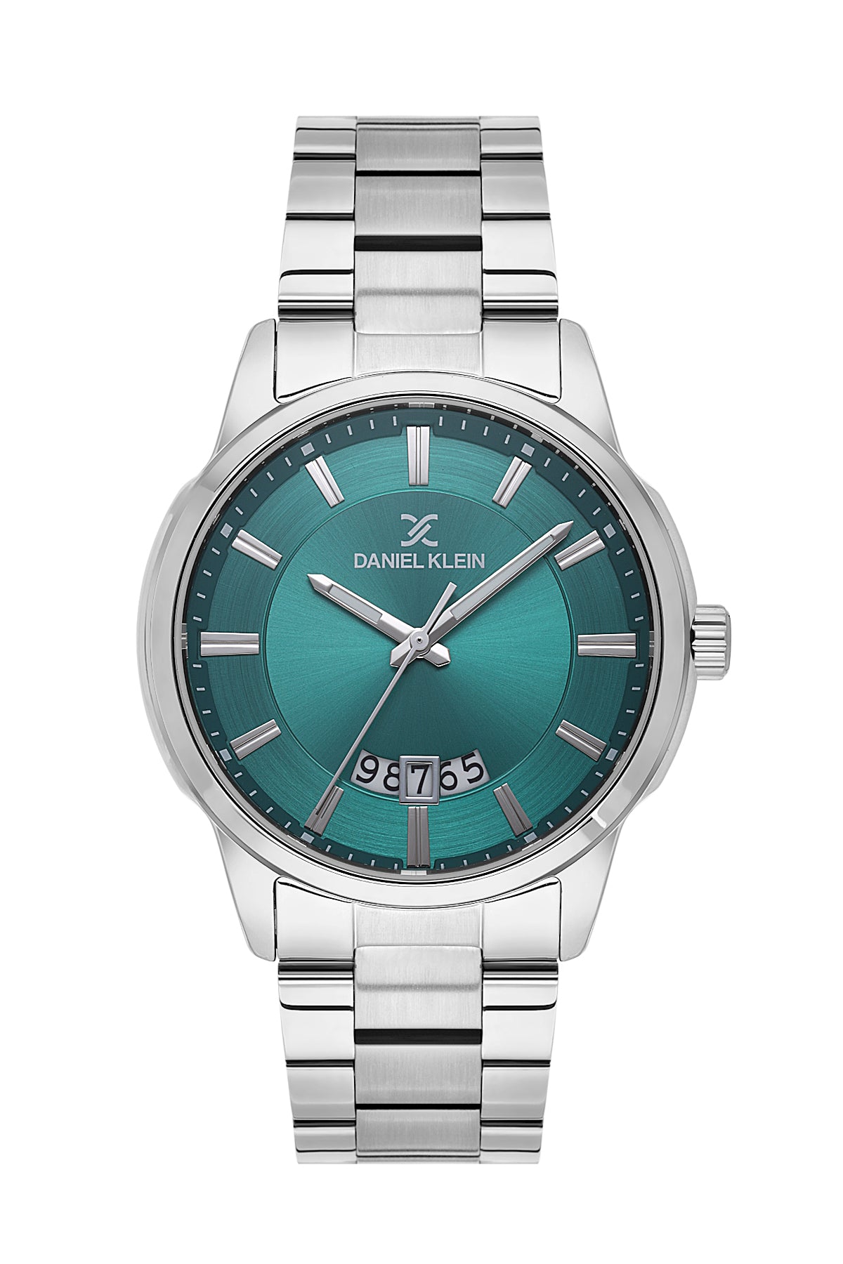 Green Premium Men Watch with Metallic Strap