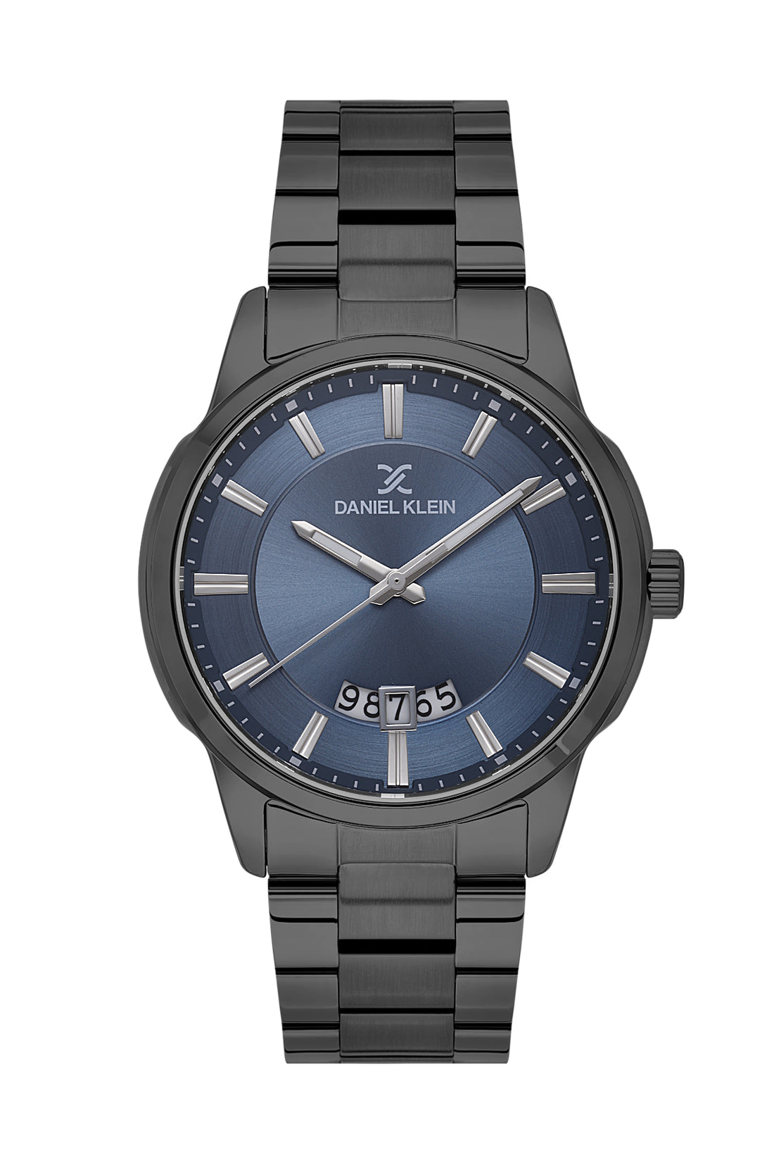 Blue Premium Men Watch with Metallic Strap