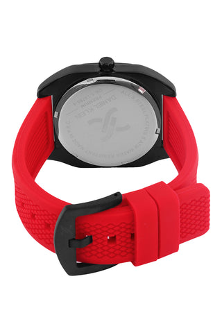 Black Premium Men Watch with Silicone Strap