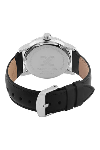 Black Premium Men Watch with Leather Strap