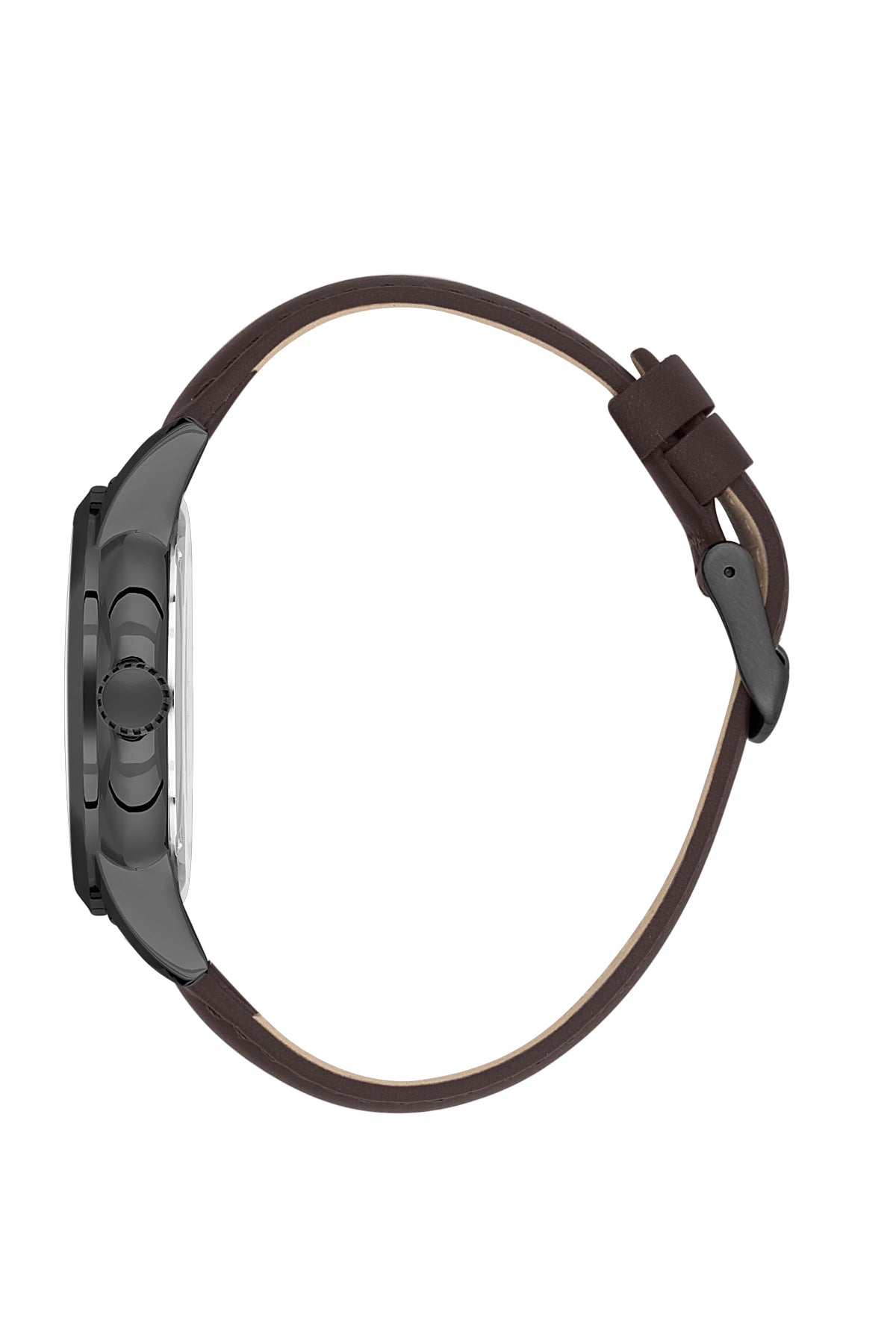 Green Premium Men Watch with Leather Strap