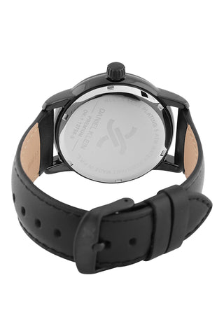 Black Premium Men Watch with Leather Strap