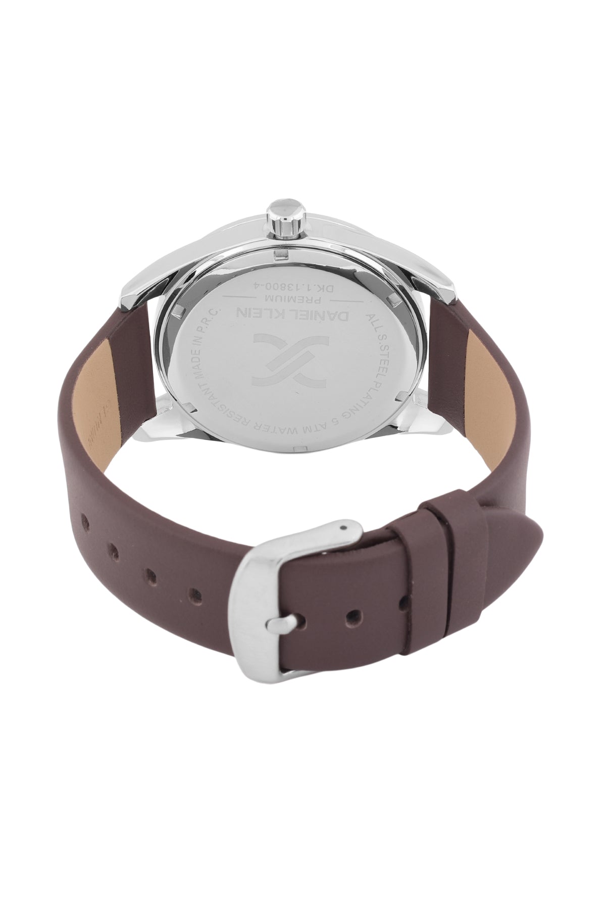 Grey Premium Men Watch with Leather Strap